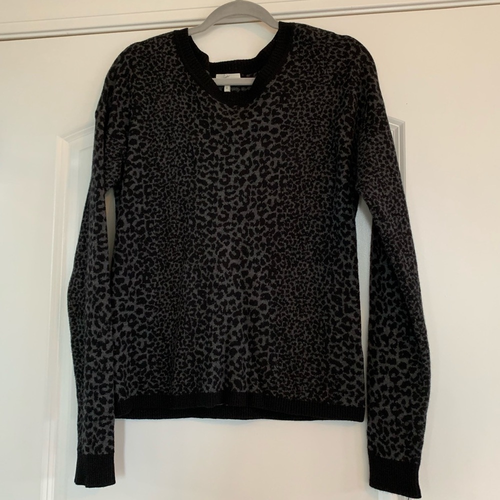 Joie Leopard Print Sweater
